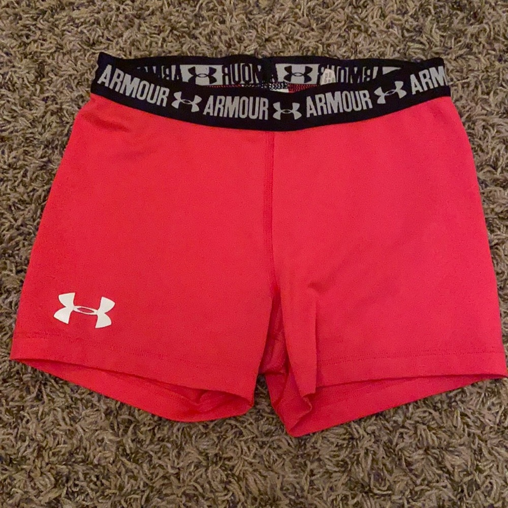Under armor spandex shorts